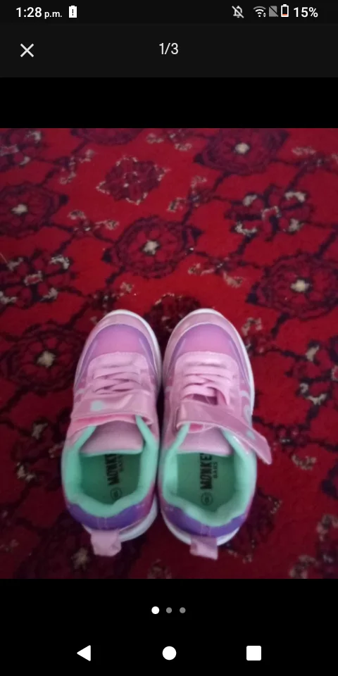 Light up Pink Toddler Shoes - Size 6 thumbnail