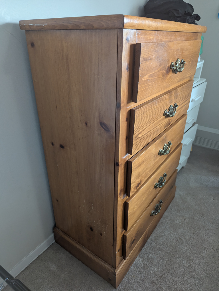 Wooden 5-Drawer Dresser - photo 2