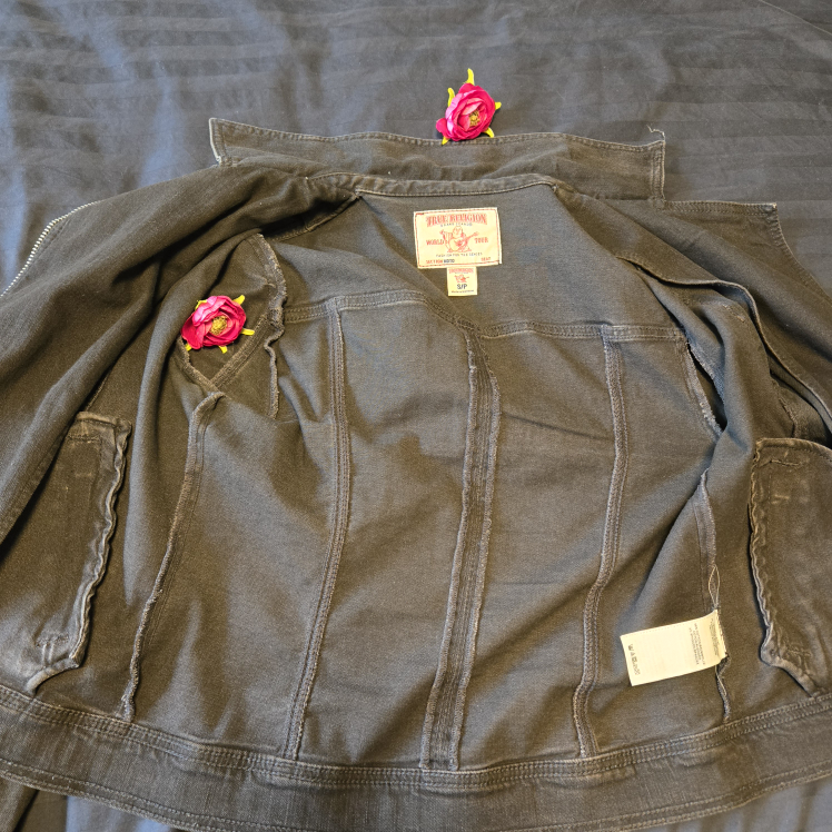 True Religion Denim Jacket - Size S - photo 3