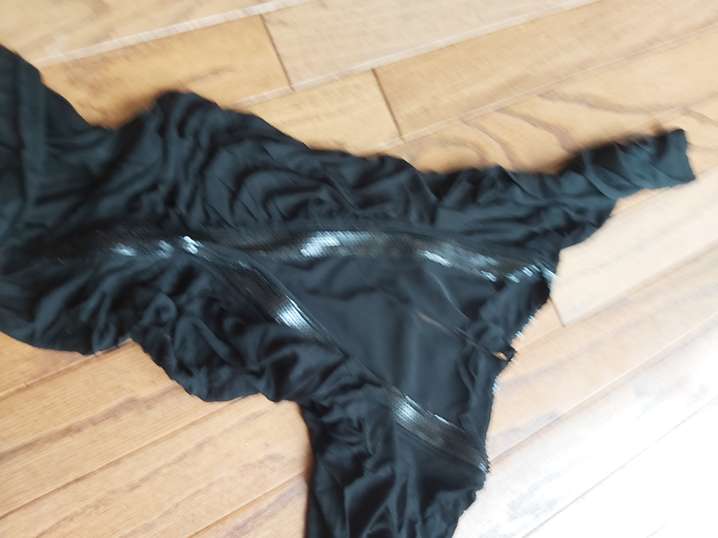 Black Dress with Sequin Detail