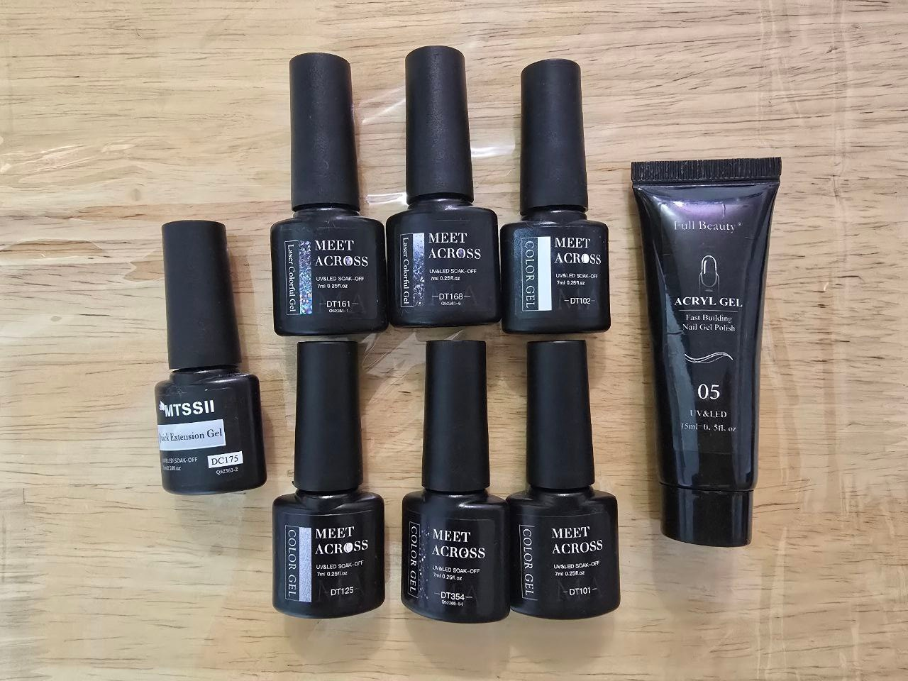 💅 Meet Across Gel Polish + Extension Gels – Set of 8 💅