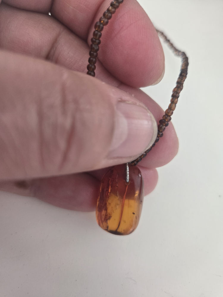 Amber Pendant Necklace - photo 2