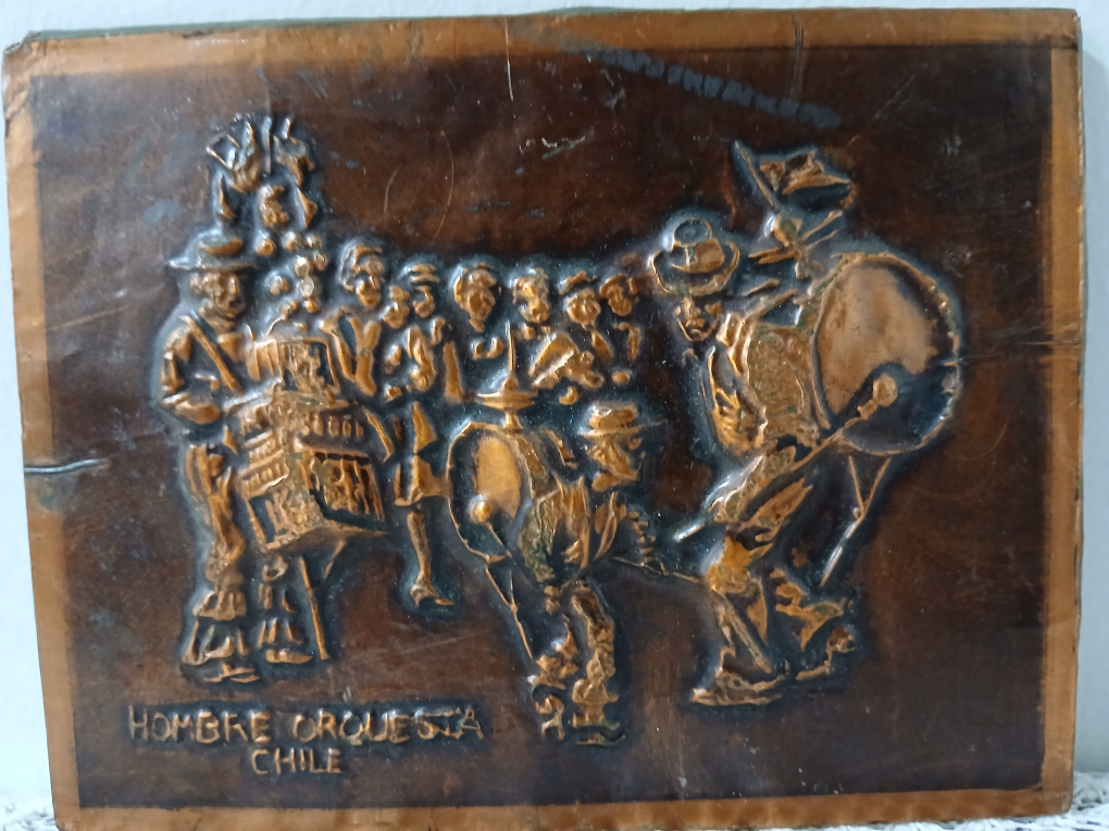 Hombre Orquesta Chile Copper Wall Art