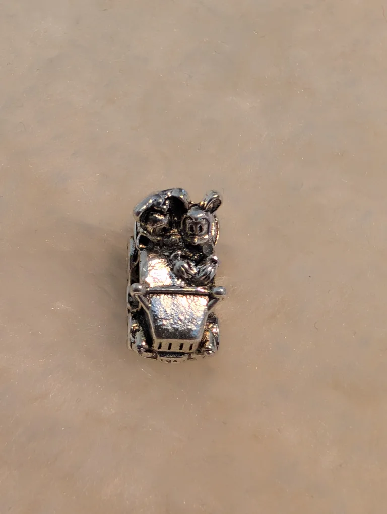 Disney Parks Mickey & Minnie Car Charm thumbnail