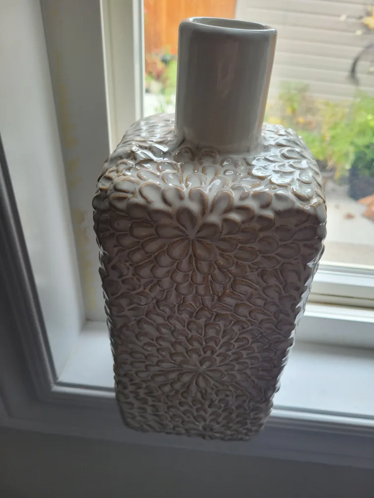 Decorative Ceramic Vase (12.5 × 4 inches) thumbnail