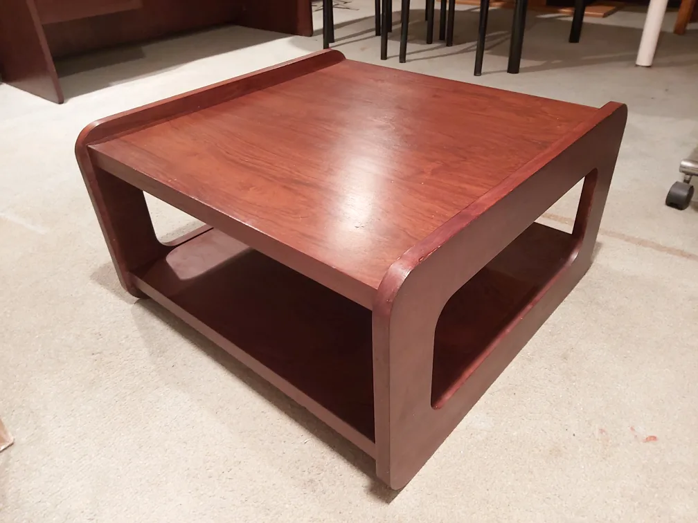 Wooden Coffee Table with Shelf image indicator(2)