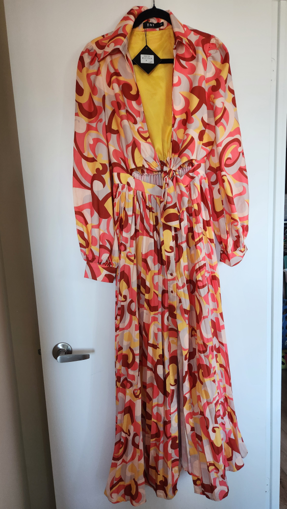 F&P Multicolor Maxi Dress - Size M