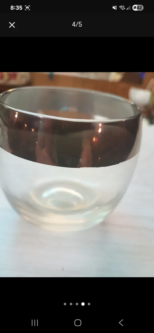 Vintage  roly poly Cocktail Glasses Set image indicator(5)