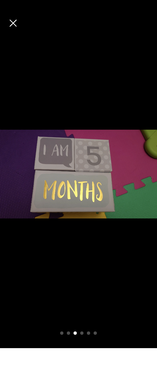 FREE Baby Aspen My First Milestone Blocks - photo 3