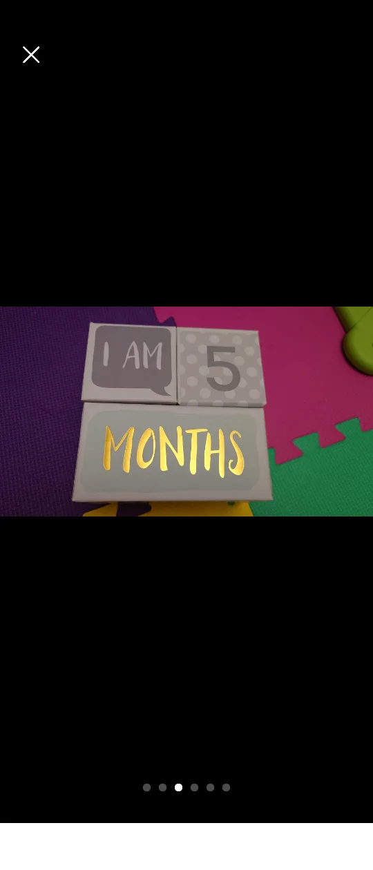 FREE Baby Aspen My First Milestone Blocks image indicator(3)