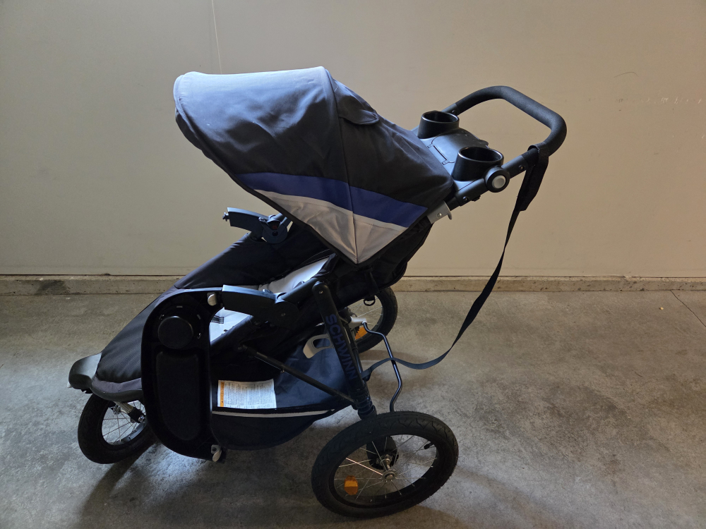 Schwinn Windswept Jogging Stroller - Blue/Black - photo 2