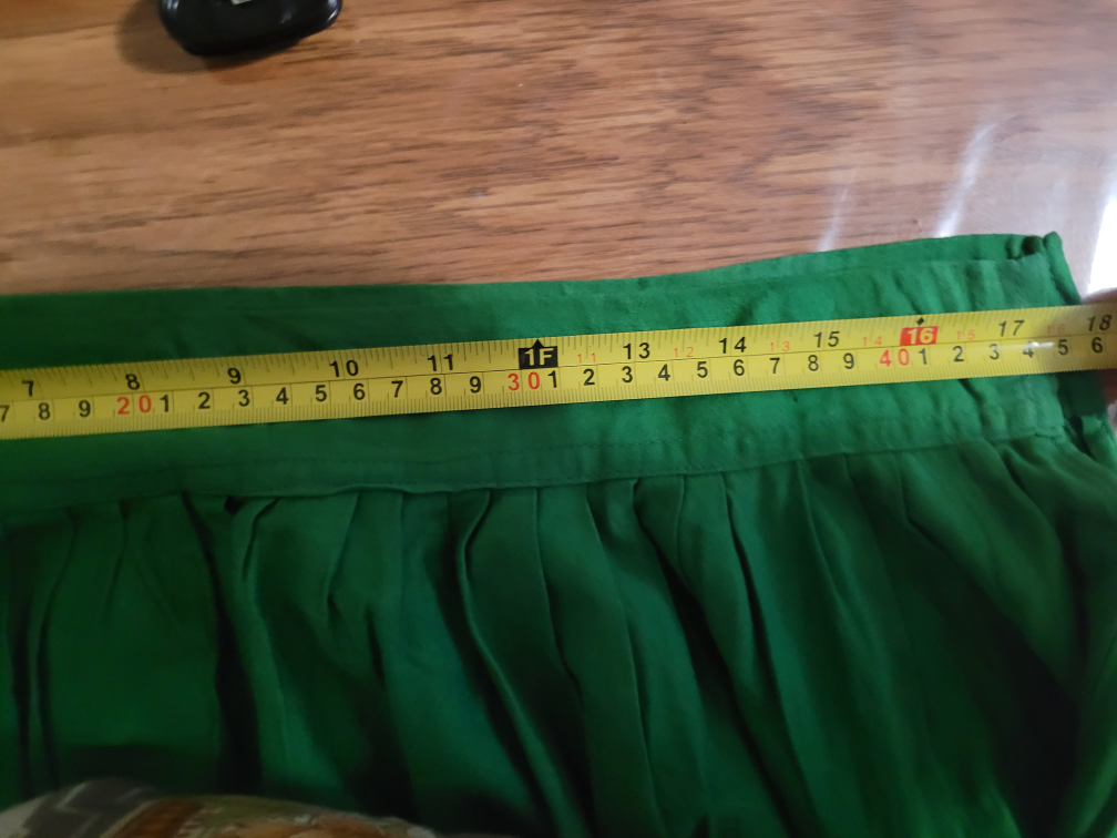 Green Embroidered skirt maxi - photo 3