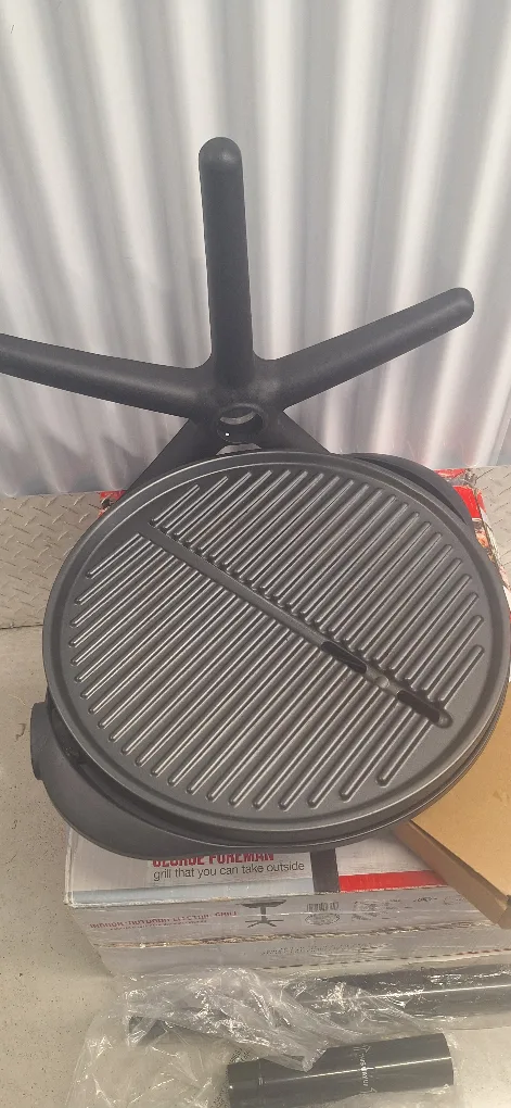 George Foreman GGR50B Indoor/Outdoor Grill electric image indicator(6)