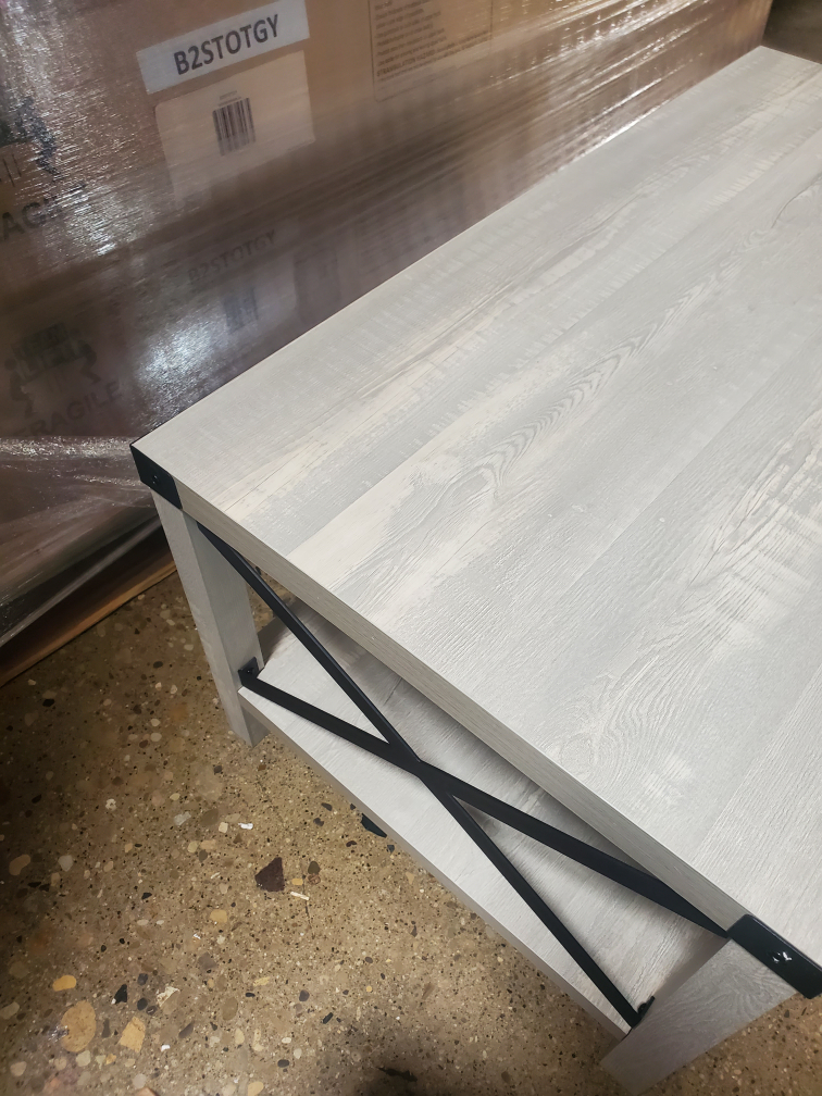 Gray Wood Coffee Table
