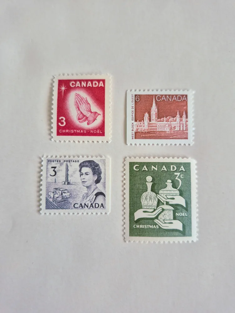 Vintage Canada Post Stamps (never used!) thumbnail