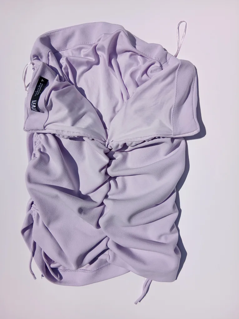 Zara Mini Skirt - Lilac - Size Small image indicator(3)