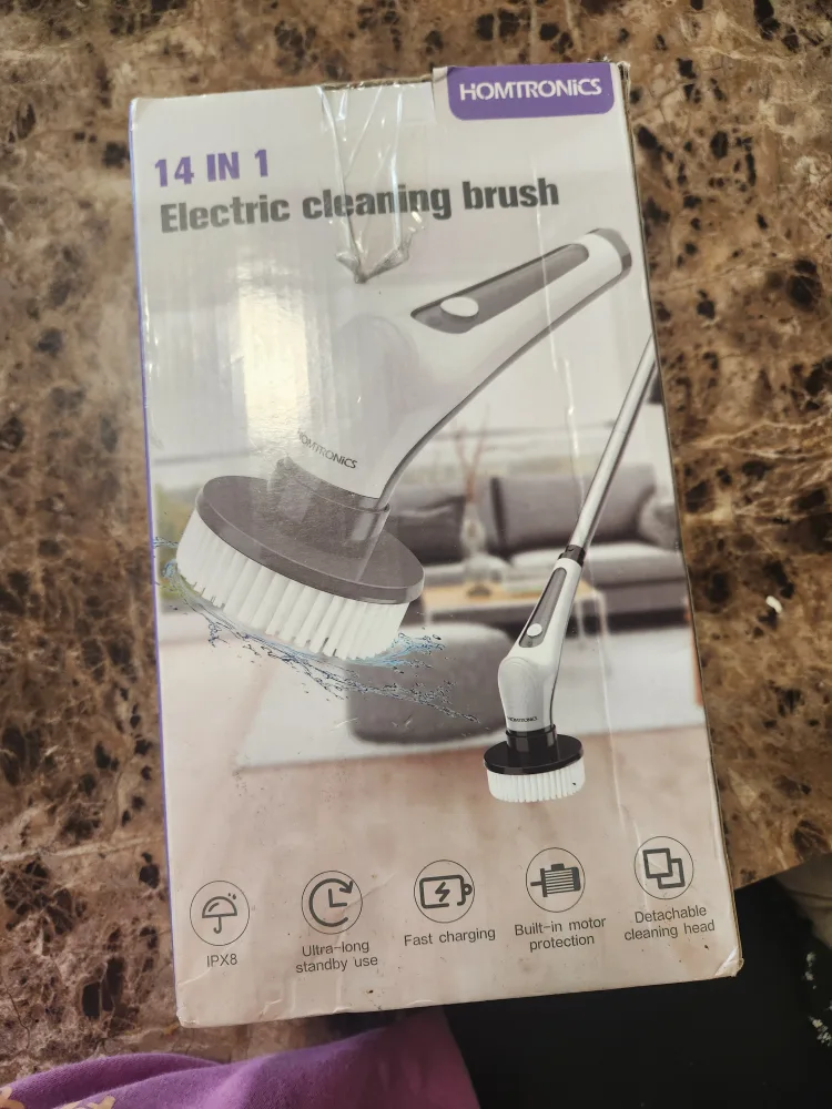 HOMTRONICS 14 IN 1 Electric Cleaning Brush thumbnail