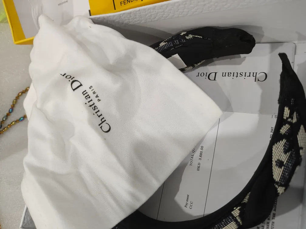 Dior Headband - Black & White image indicator(6)