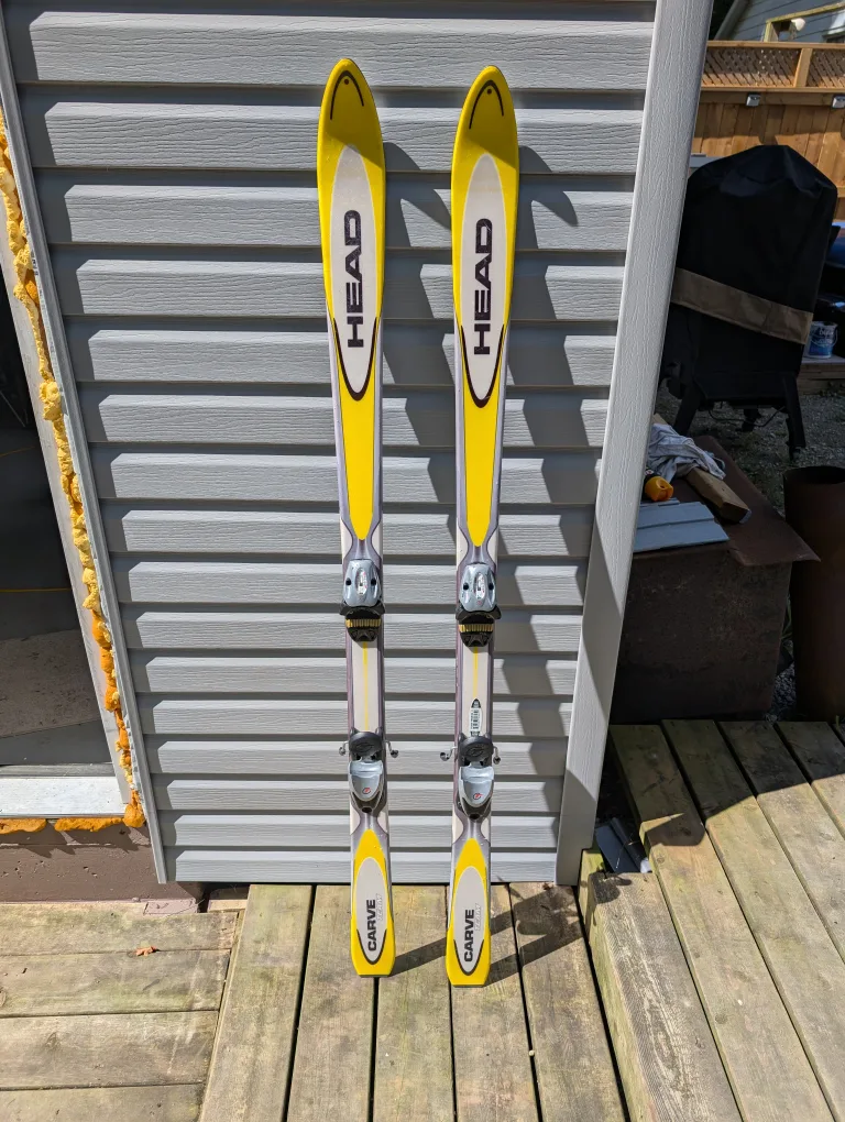 160cm Head Downhill Skis & Bindings For Sale thumbnail