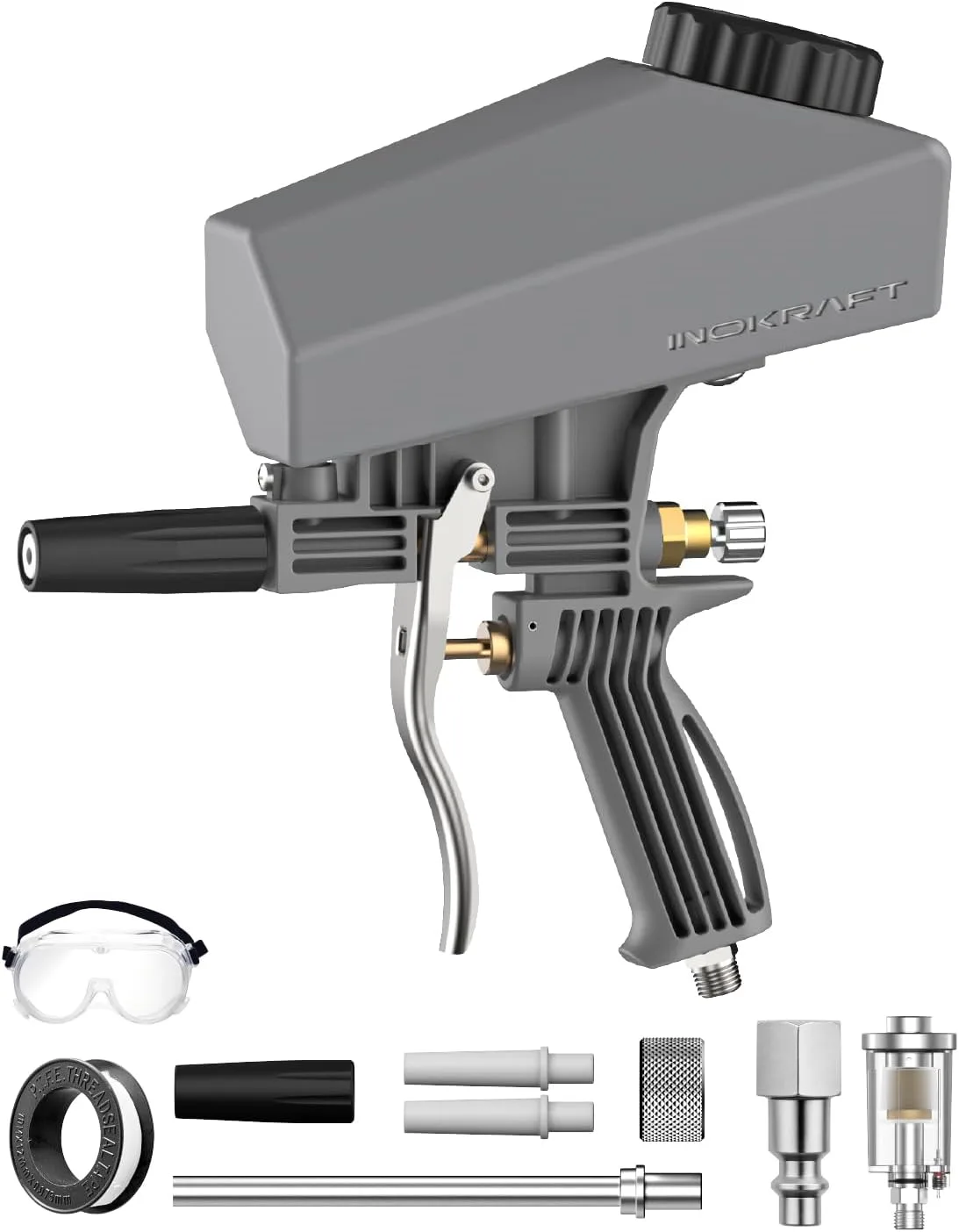 Portable Sand Blaster Gun Kit BNIB thumbnail