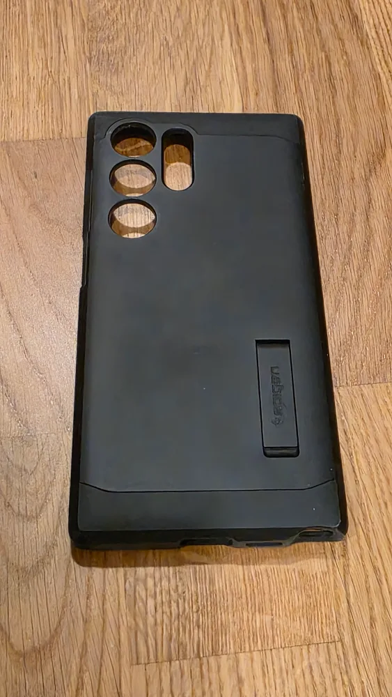 Spigen Black Phone Case S24 Ultra thumbnail