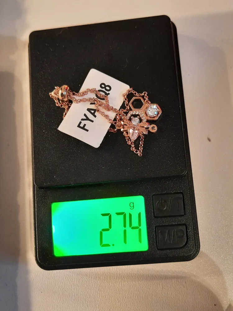 Rose Gold on 925 silver Bee Bracelet image indicator(6)