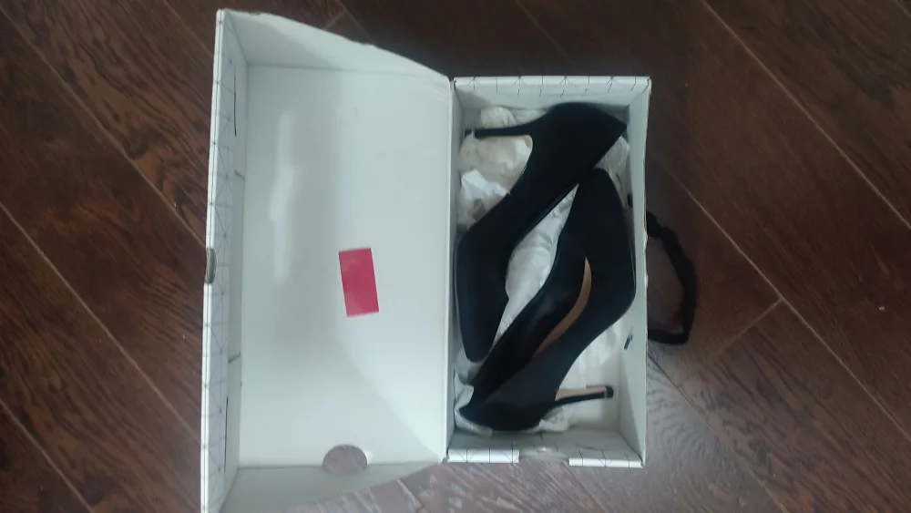 Call It Spring Black Heels size 8 thumbnail