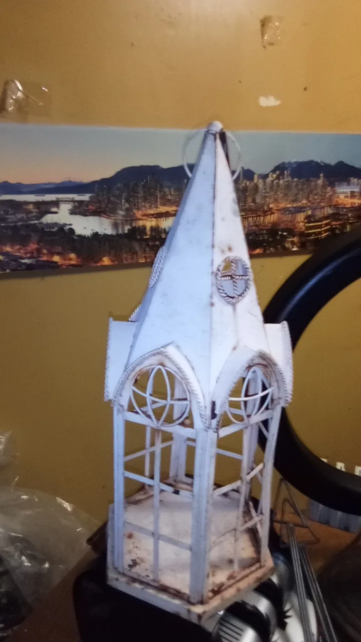White Metal Decorative Lantern thumbnail