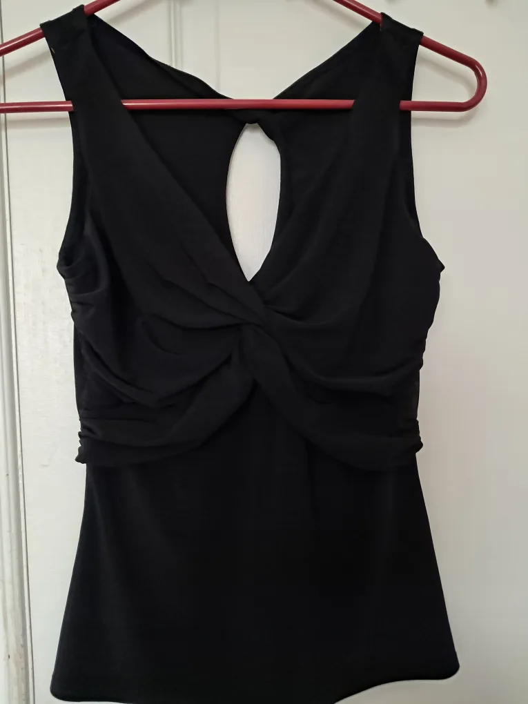 Black Sleeveless Sexy Top image indicator(4)