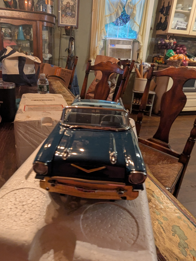 1957 Chevy Bel Air Convertible Diecast Model Car