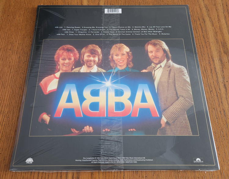 ABBA Gold Greatest Hits Vinyl Record - New! - photo 2
