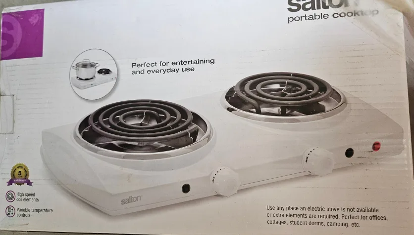 Salton Portable Cooktop - Perfect for Entertaining thumbnail