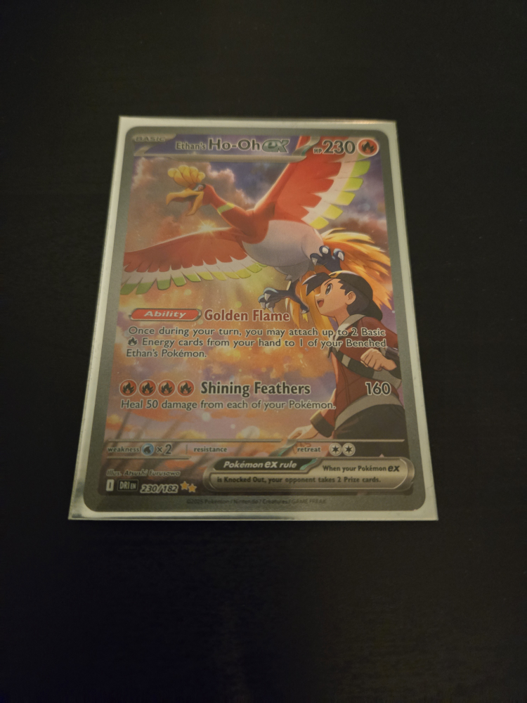 Ethan's Ho-Oh EX Pokemon Card