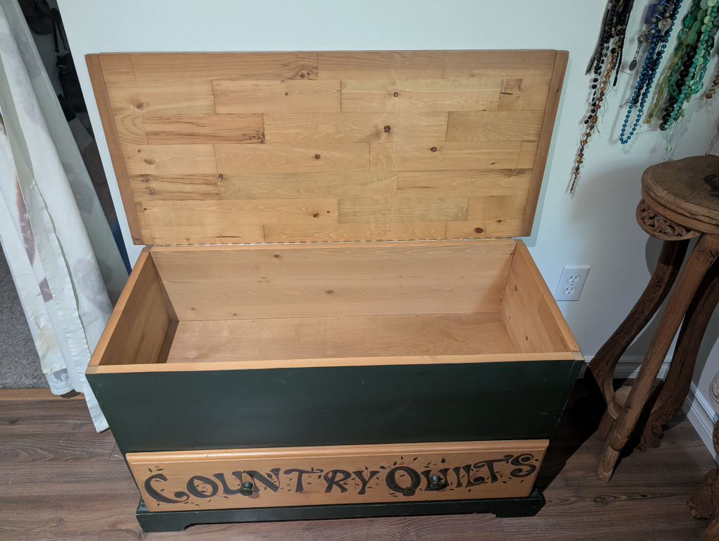 Solid Wood Chest with Drawer - photo 2