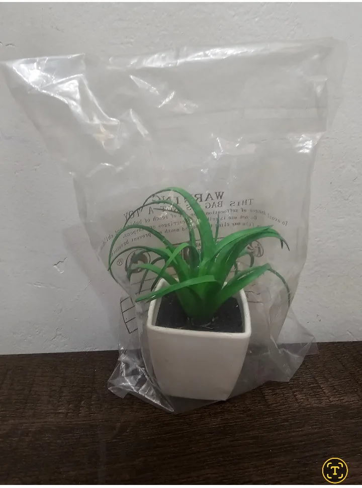🧡Small Artificial Potted Plant - New in Bag thumbnail