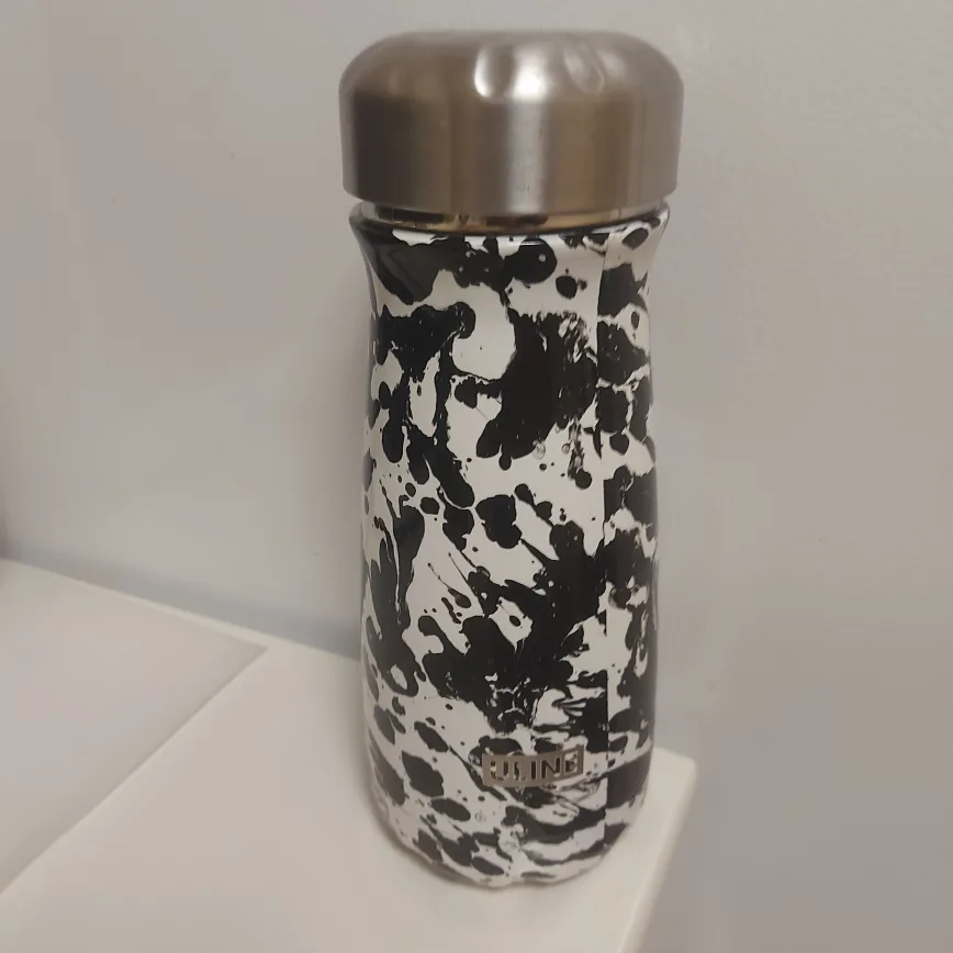 Thermos travel Bottle 470ml - Black & White thumbnail