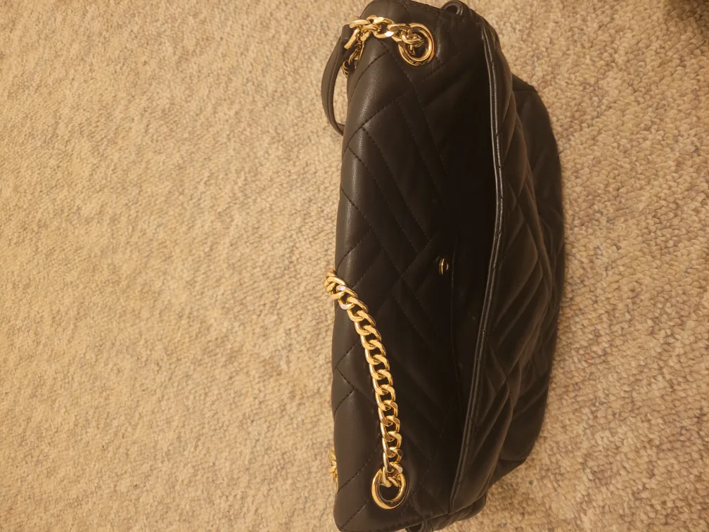 Michael Kors Black Leather Shoulder Bag image indicator(5)