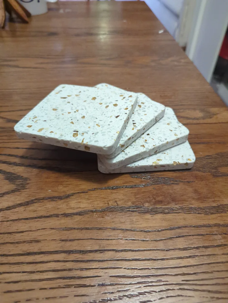 Set of 4 Terrazzo Style Coasters thumbnail