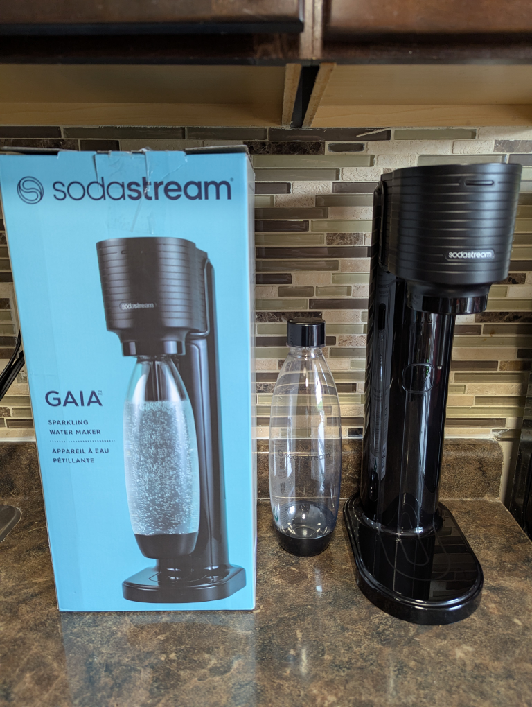 SodaStream Gaia Sparkling Water Maker - Black