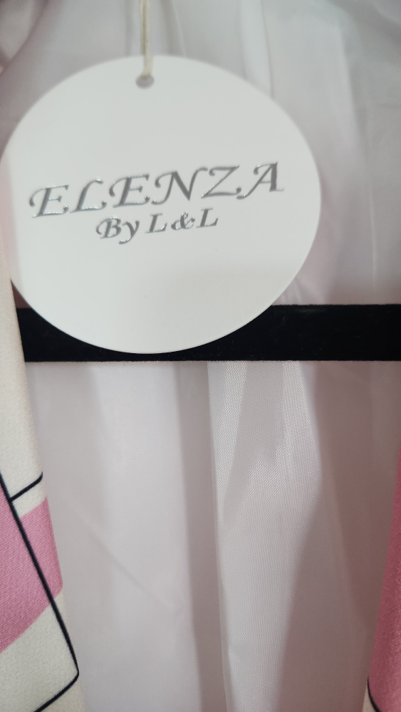 Elenza by L&L Pink & White Suit Set - photo 3
