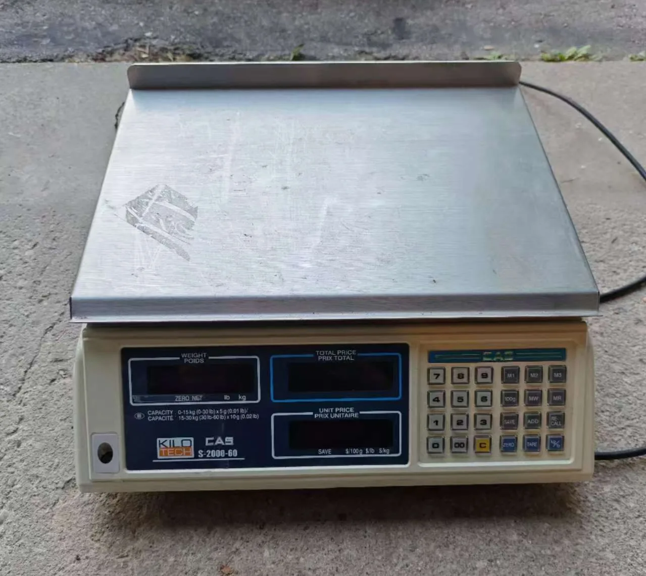 CAS KILO TECH S-2000-60 Scale thumbnail