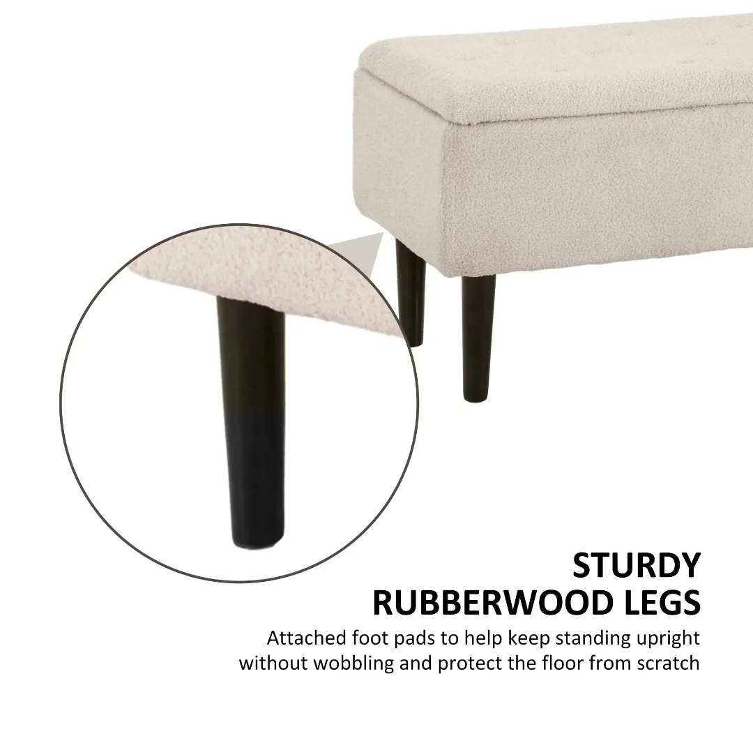 🤍  Modern Storage Bench Ottoman – image indicator(3)