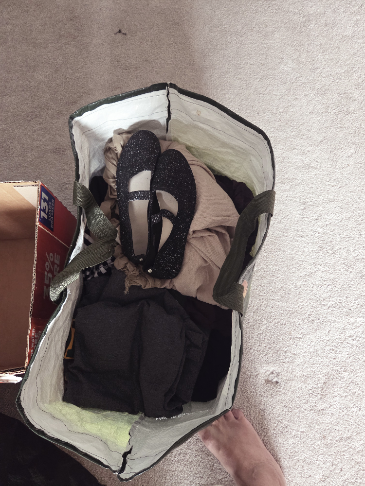 Bag of Clothes and Shoes