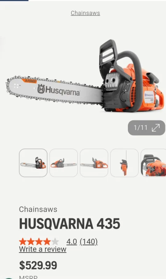 Husqvarna 435 Chainsaw - New image indicator(6)