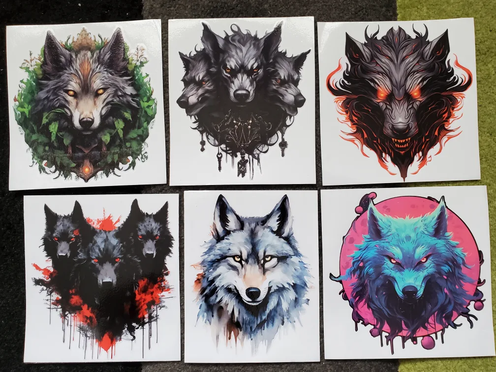 animal Stickers vinyl waterproof thumbnail