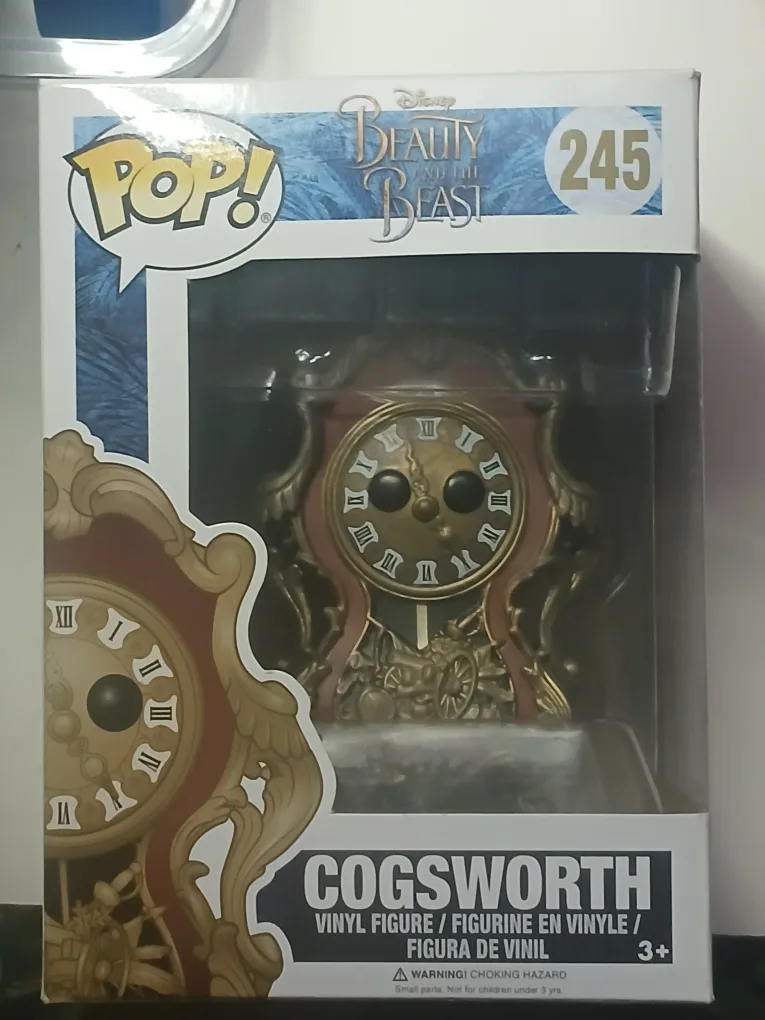 Funko Pop! Disney Beauty and the Beast Cogsworth #245 image indicator(2)