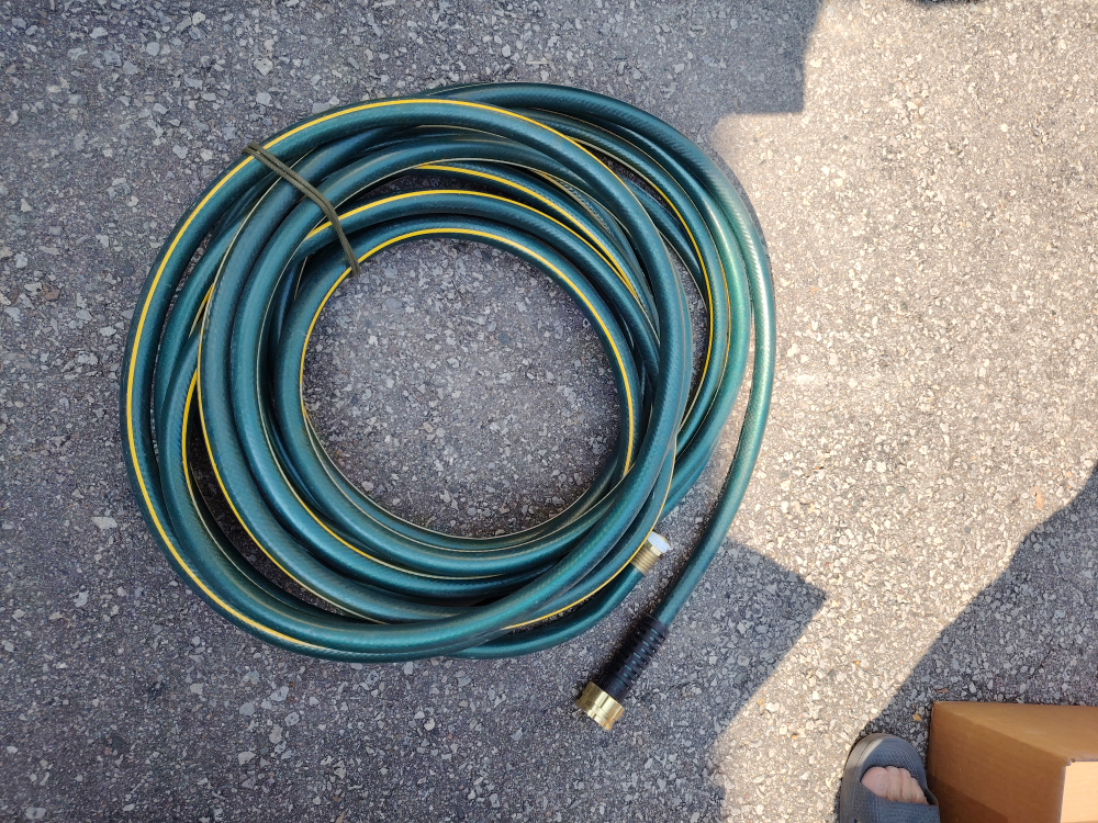 Green Garden Hose