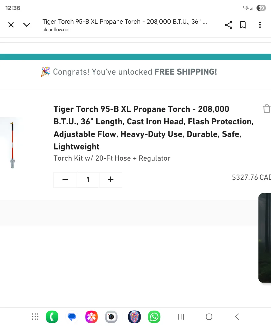 Constraction Propane Torch image indicator(5)