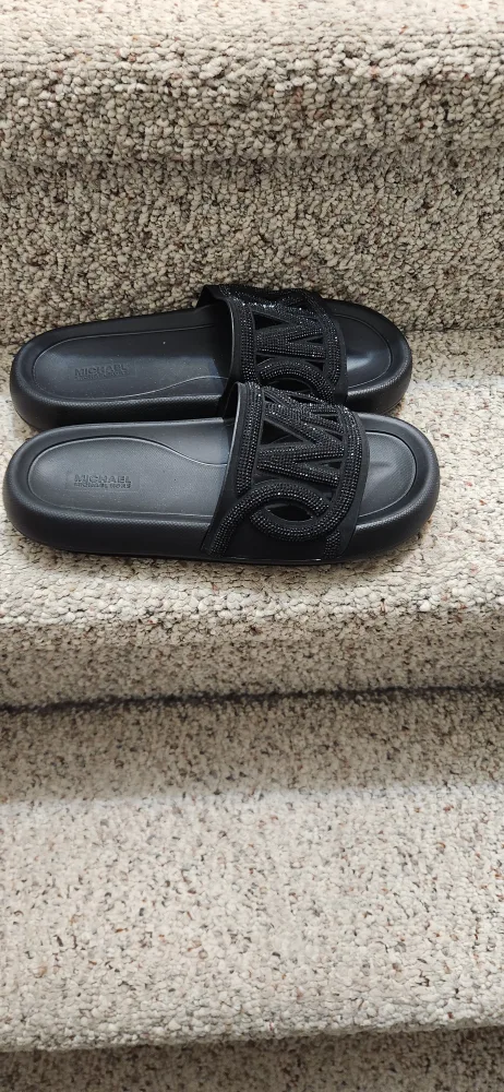 Michael Kors Black Slides image indicator(3)