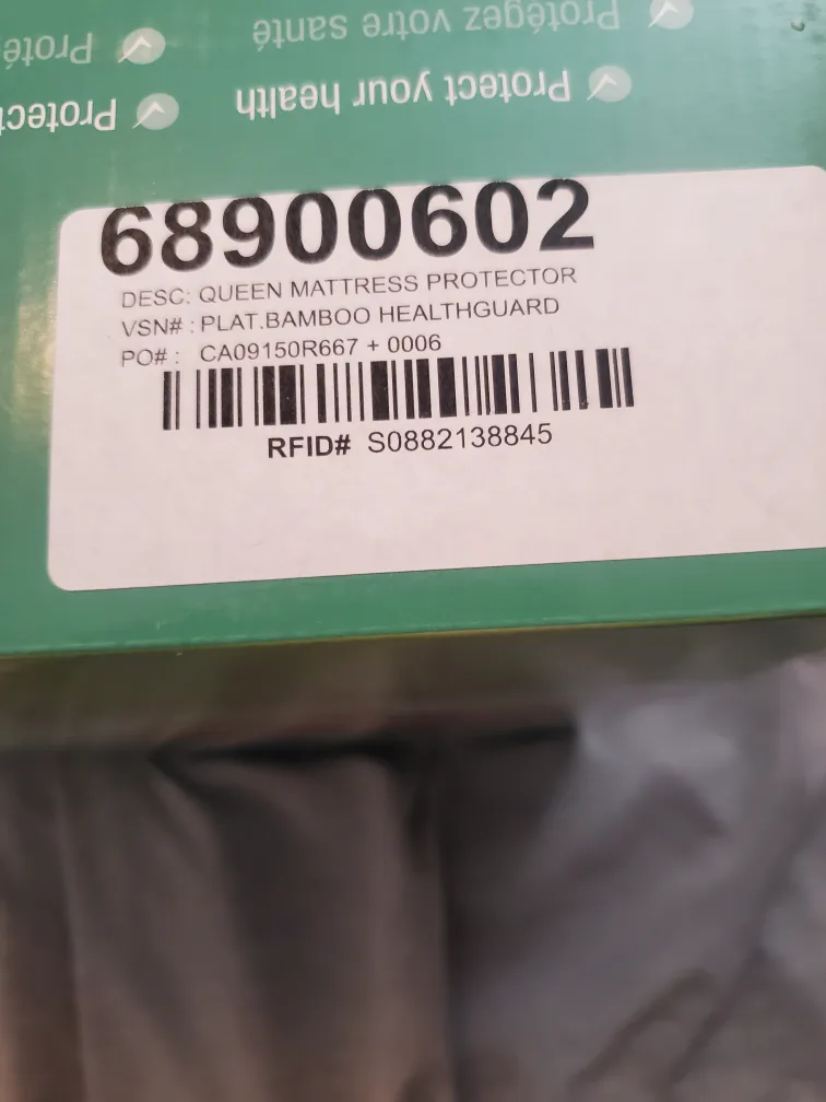 Leon's Platinum Natural Bamboo Queen Mattress Protector thumbnail